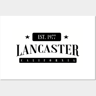 Lancaster EST. 1977 (Standard Black) Posters and Art